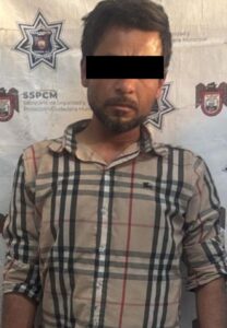 Detiene la Secretaría de Seguridad Municipal a fugitivo con orden de aprehensión por feminicidio en grado de tentativa