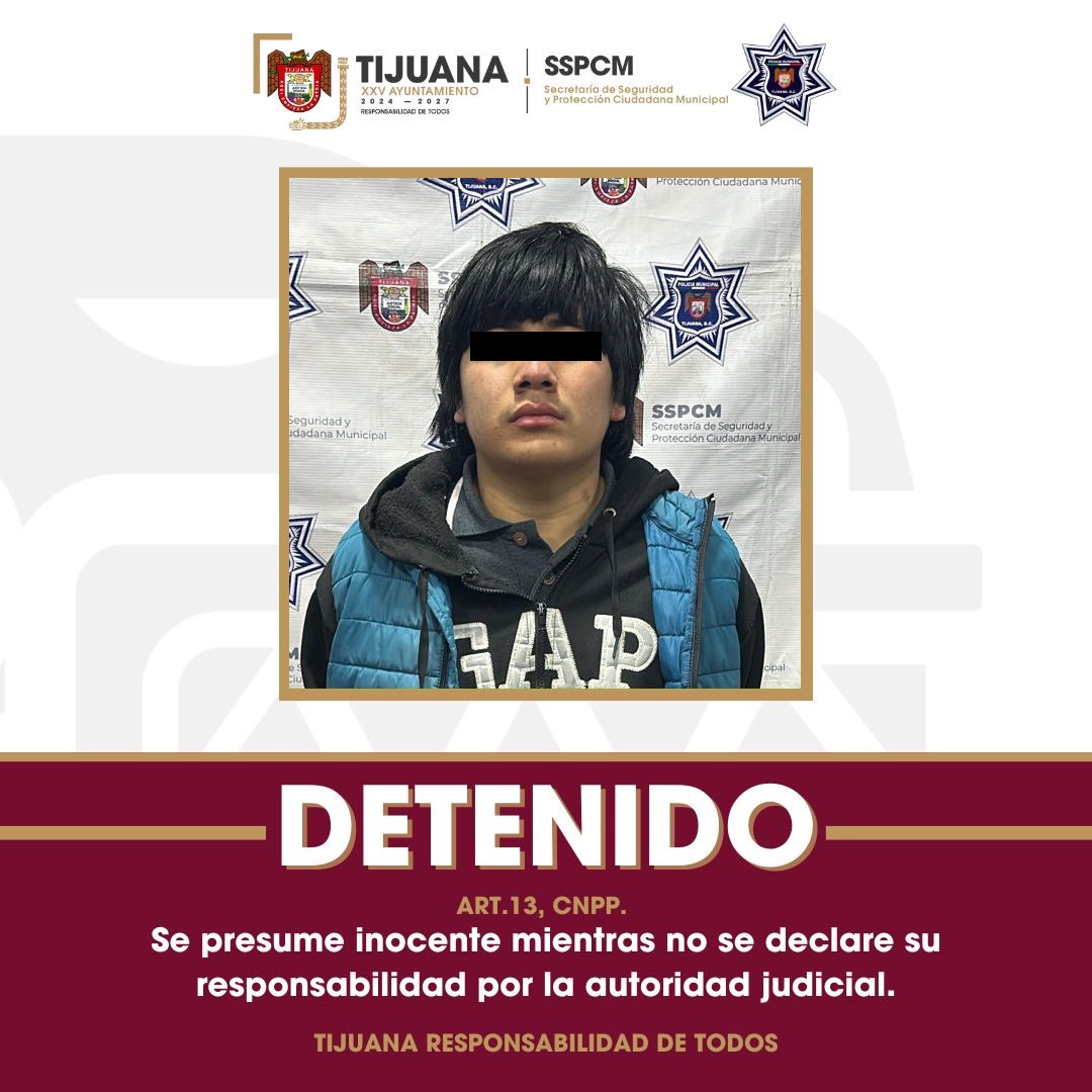 Detiene Policía Municipal a asaltante armado tras alerta del aplicativo Botón Morado