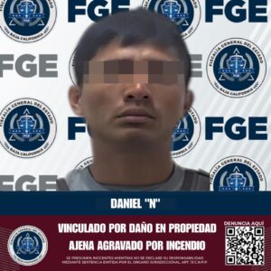 Vinculado por daño en propiedad ajena agravado por incendio