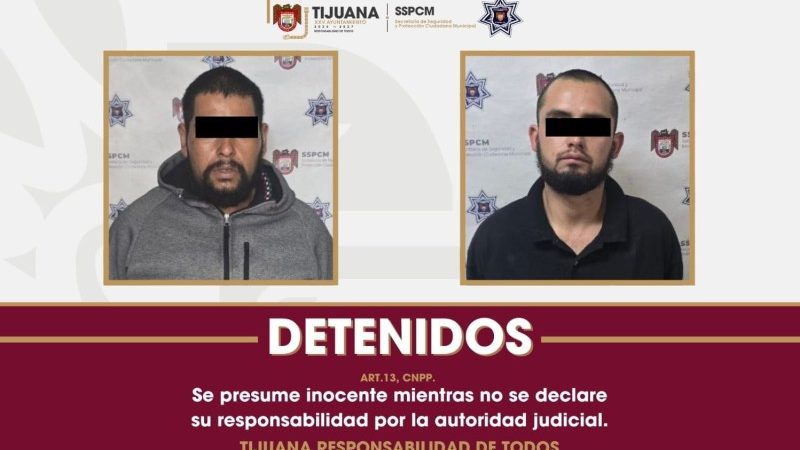 Asegura Policía Municipal a presuntos responsables de ataque armado con el apoyo de cámaras de videovigilancia