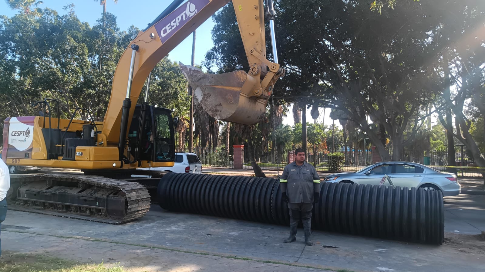 Realiza CESPT mantenimiento correctivo en el Colector Insurgentes