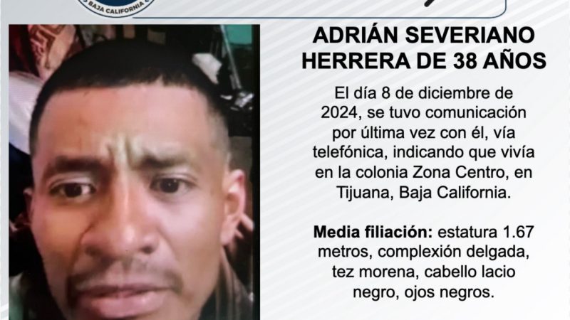 Pesquisa de Adrián Severiano Herrera de 38 años de edad
