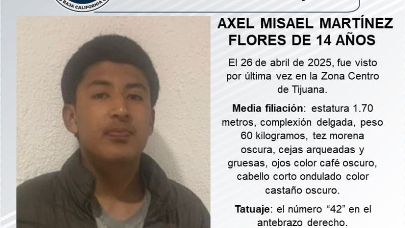Pesquisa de Axel Misael Martínez Flores de 14 años de edad