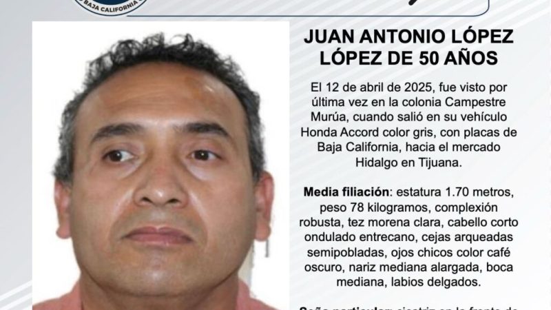 Pesquisa de Juan Antonio López López de 50 años de edad