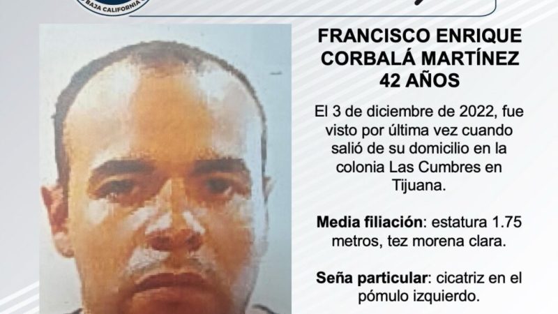 Pesquisa de Francisco Enrique Corbalá Martínez de 42 años de edad