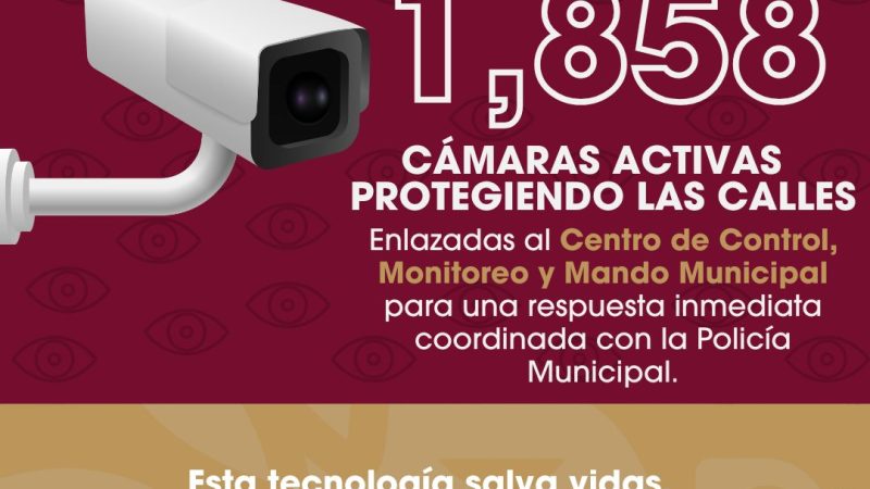Refuerza SSPCM la vigilancia en Tijuana con más de mil 800 cámaras activas en el C-2