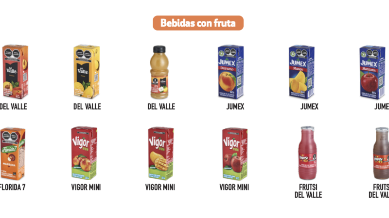 Estos jugos de fruta no son opción para niñas y niños, advierte Profeco