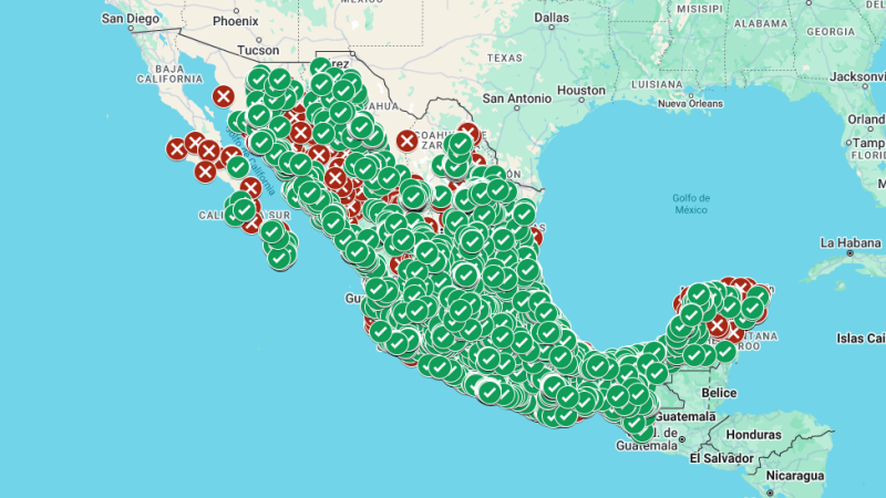 ¿Buscas el litro de gasolina más barato? Con este mapa puedes encontrarlo