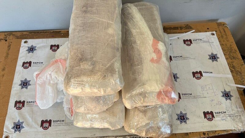 Decomisan elementos de la SSPCM más de 20 kilos de “cristal” en caso de ‘Mula Ciega’