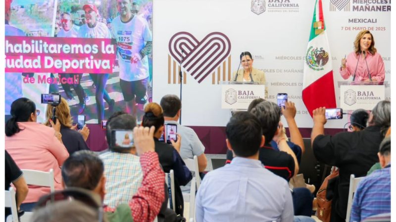 Rehabilitación de la Ciudad Deportiva de Mexicali fortalecerá el desarrollo de talentos en BC: Gobernadora Marina del Pilar