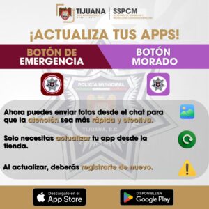Actualiza SSPCM aplicativos móviles ‘Botón de Emergencia’ y ‘Botón Morado’ para mejorar la atención ciudadana
