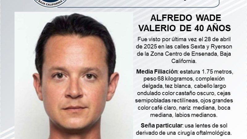 Pesquisa de Alfredo Wade Valerio de 40 años