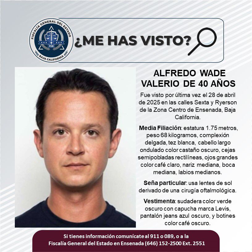 Pesquisa de Alfredo Wade Valerio de 40 años
