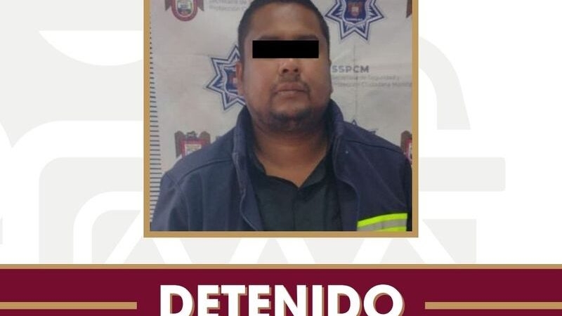 Detiene Policía Municipal a hombre por violencia familiar en la zona Camino Verde