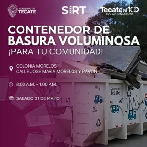 Jornadas de Recolección de basura voluminosa llegan a Santa Anita y Morelos este sábado