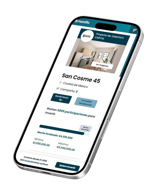 Monific: La fintech mexicana que transforma el acceso a la inversión inmobiliaria