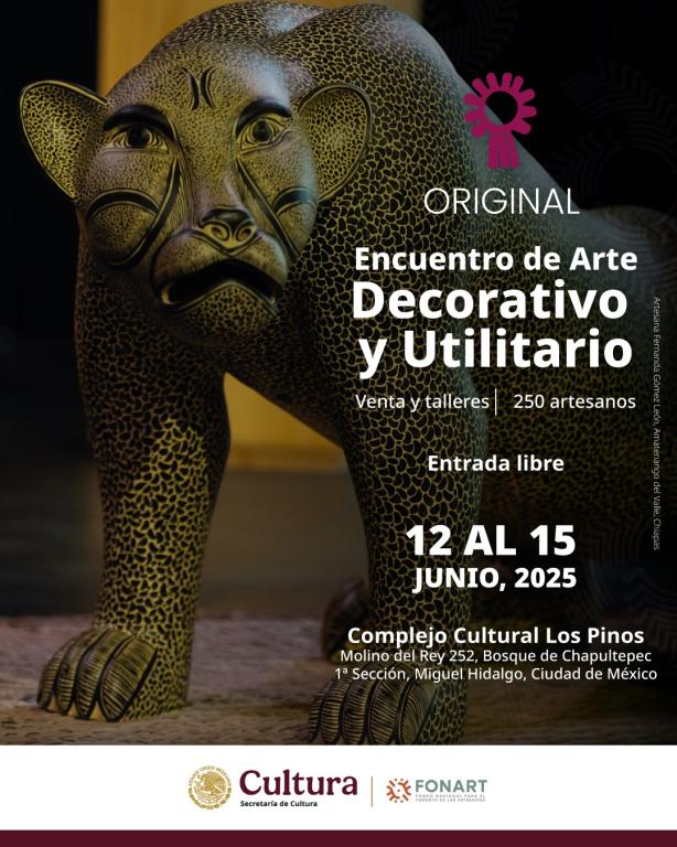 "Original" se expande al arte decorativo y utilitario
