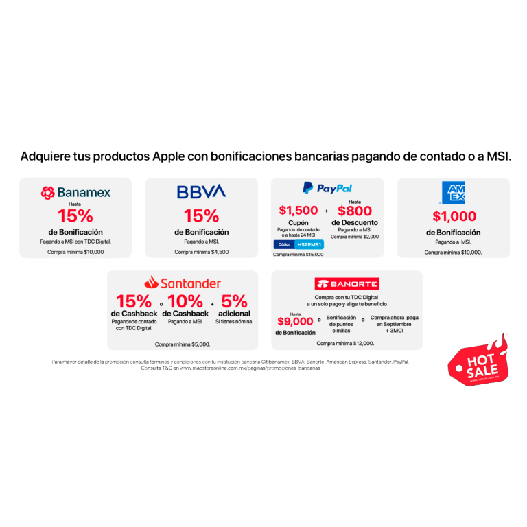 Hot Sale 2025: MacStore lidera con promociones exclusivas en productos Apple