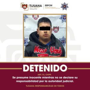 Detiene la Policía Municipal a presunto asaltante de conductor de plataforma digital