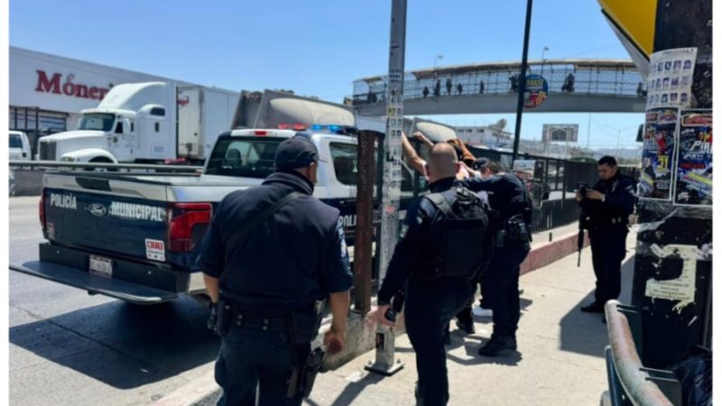 Implementa Policía Municipal operativo preventivo en la Zona de la 5 y 10