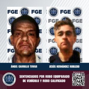 Fiscalía Regional de Tijuana logra sentencias condenatorias  por robo equiparado de vehículo y robo calificado a establecimiento comercial