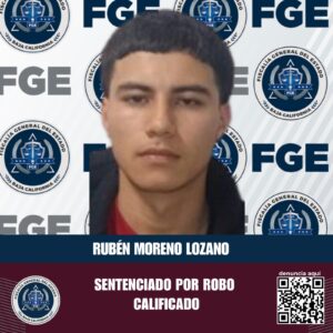FGE obtiene sentencia por robo calificado a establecimiento ejecutado con violencia en Tijuana