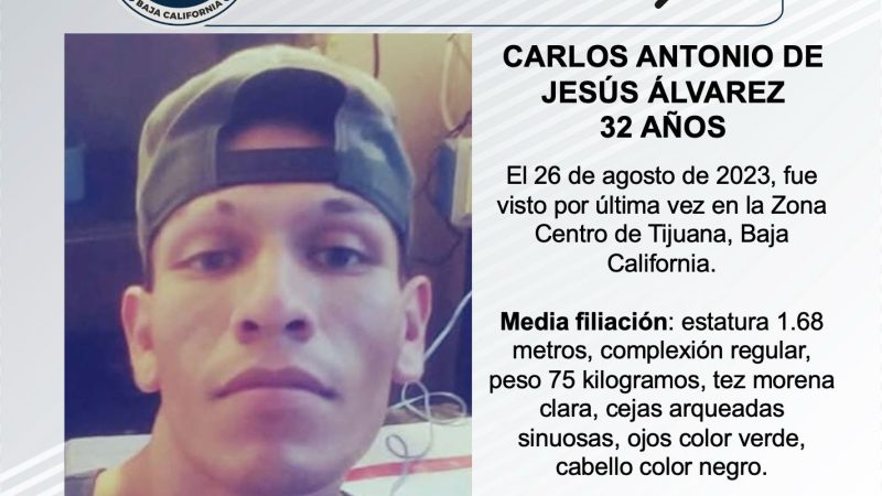 Pesquisa de Carlos Antonio de Jesús Álvarez de 32 años de edad