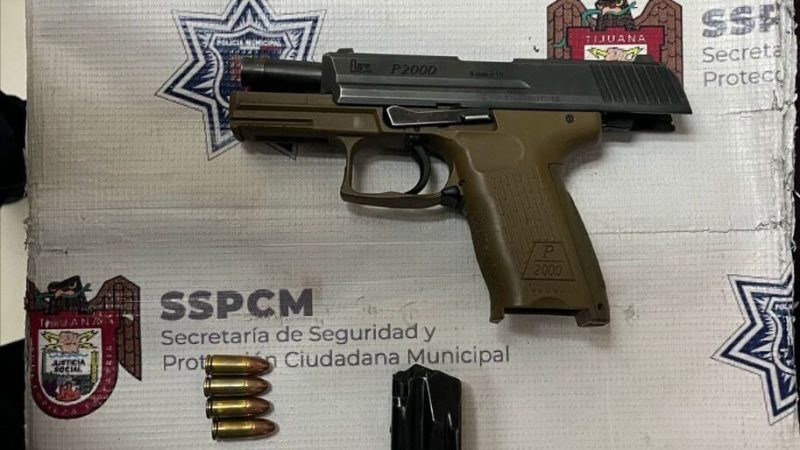Deriva coordinación ciudadana y pronta respuesta de la Policía Municipal en la detención de un presunto agresor armado