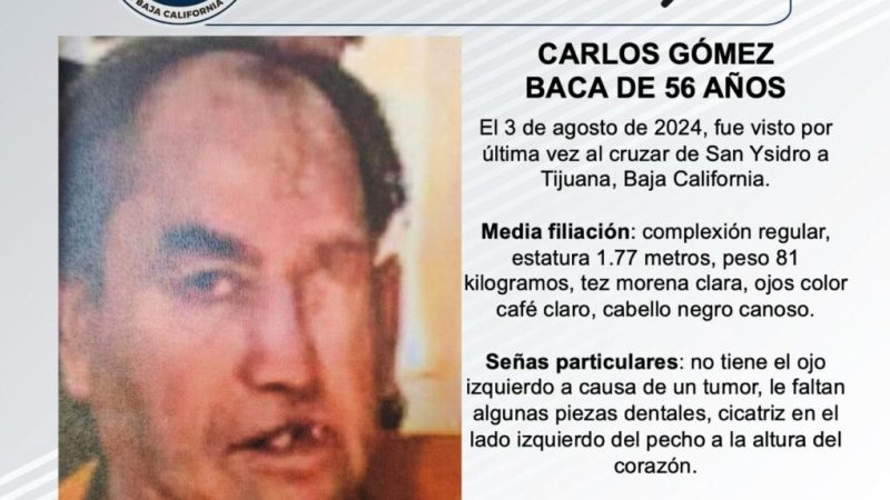 Pesquisa de Carlos Gómez Baca de 56 años de edad