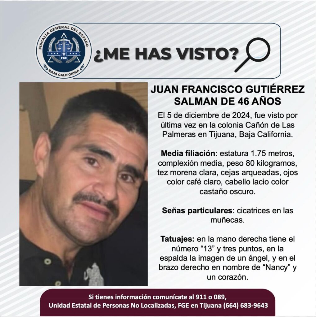 Pesquisa de Juan Francisco Gutiérrez Salman de 46 años de edad