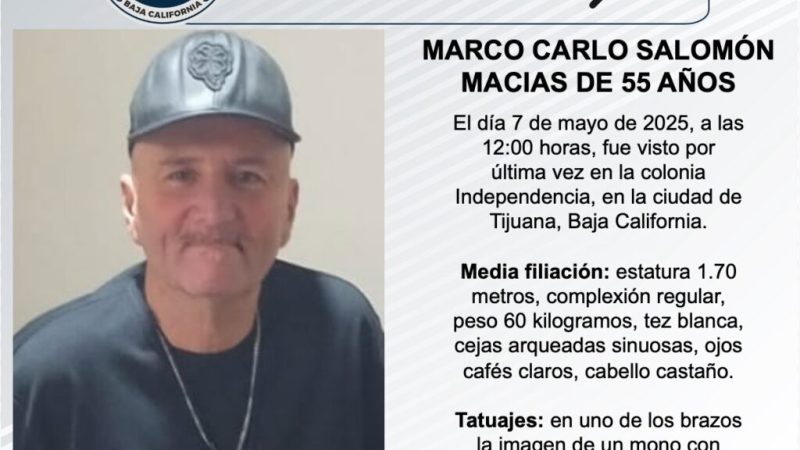 Pesquisa de Marco Carlo Salomón Macias de 55 años de edad