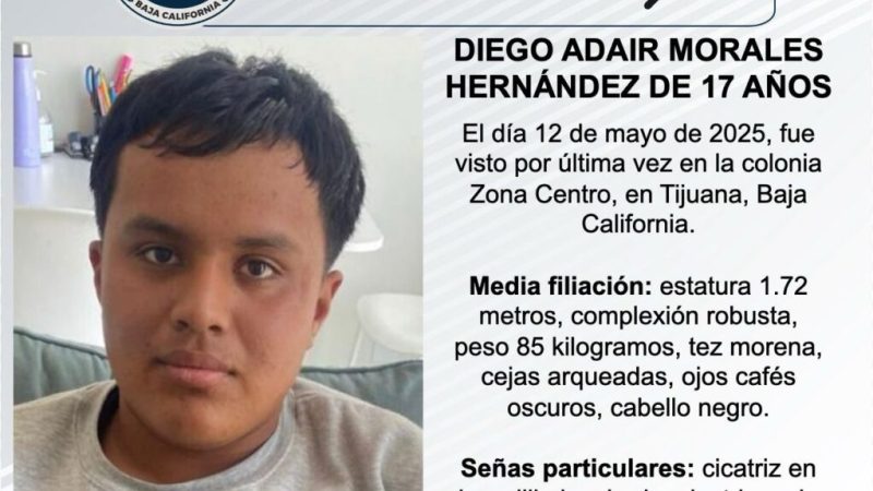 Pesquisa de Diego Adair Morales Hernández de 17 años de edad