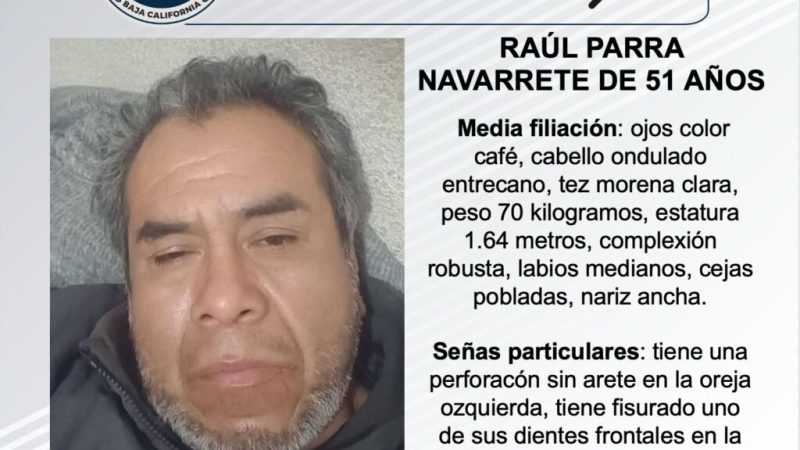 Pesquisa de Raúl Parra Navarrete de 51 años de edad