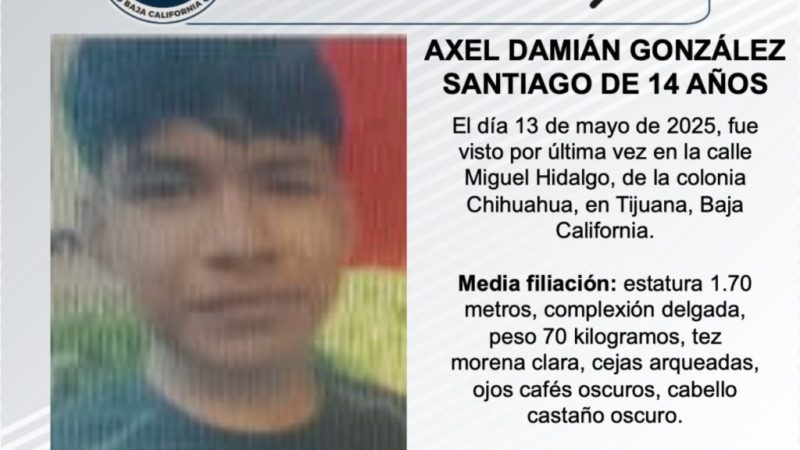 Pesquisa de Axel Damián González Santiago de 14 años de edad