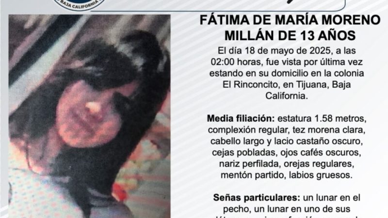 Pesquisa de Fátima De María Moreno Millán de 13 años de edad