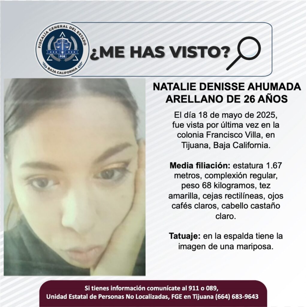 Pesquisa de Natalie Denisse Ahumada Arellano de 26 años de edad
