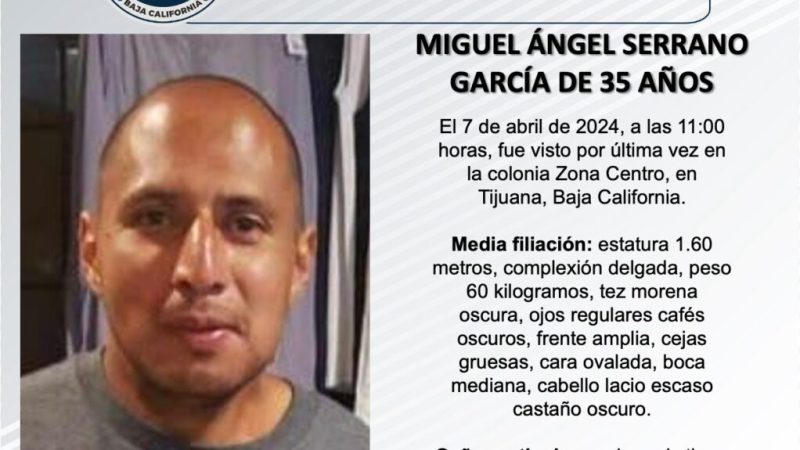 Pesquisa de Miguel Ángel Serrano García de 35 años de edad