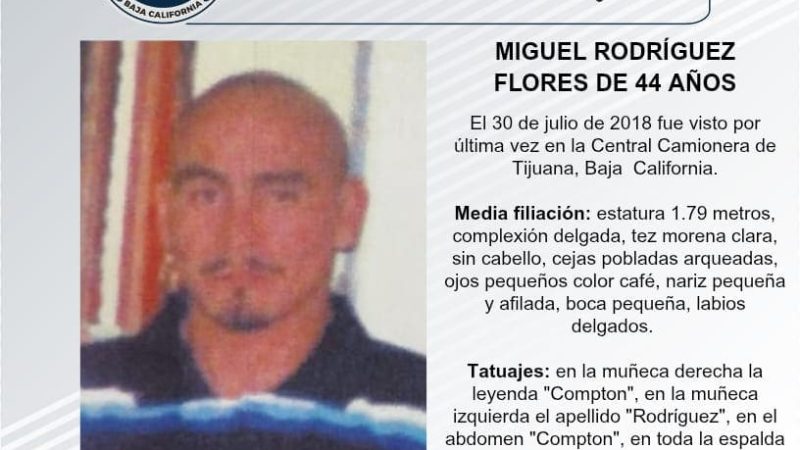 Pesquisa de Miguel Rodríguez Flores de 44 años de edad
