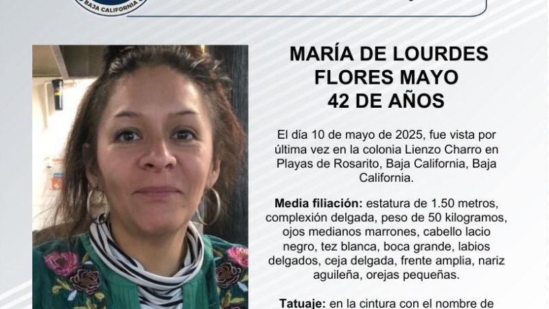 Pesquisa de María de Lourdes Flores Mayo de 42 años de edad