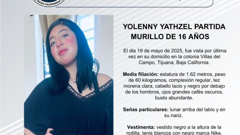 Pesquisa de Yolenny Yathzel Partida Murillo de 16 años de edad
