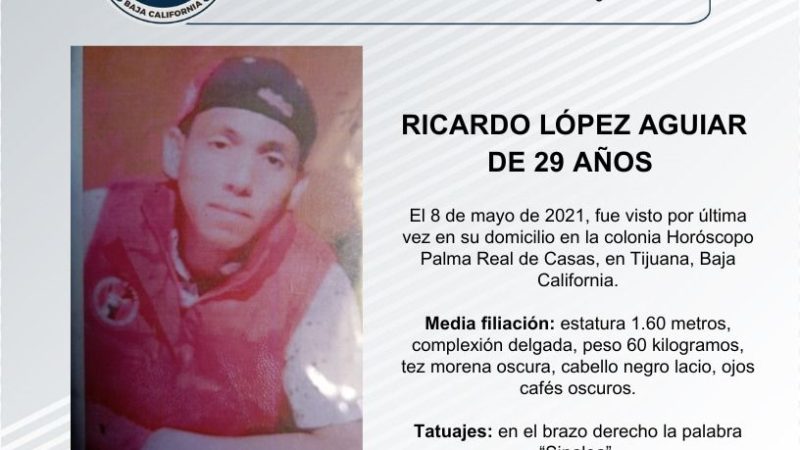 Pesquisa de Ricardo López Aguiar de 29 años de edad