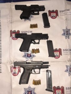 Decomisa la Policía Municipal armamento y detiene a presuntos responsables en ataque armado