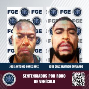Dos hombres recibieron sentencia condenatoria por robo de vehículo