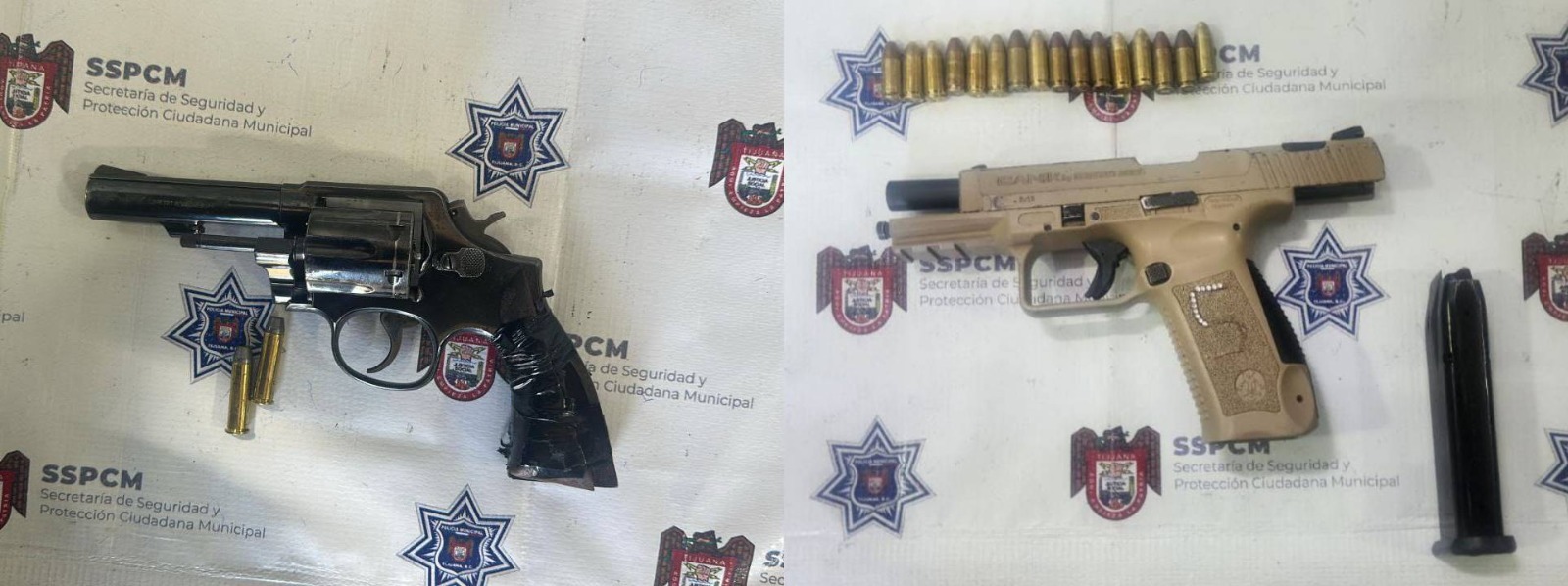 Detiene Policía Municipal a dos sujetos armados