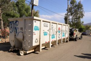 Gobierno de Tecate retira 12 toneladas de basura voluminosa en Santa Anita y Morelos