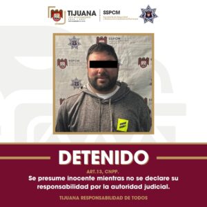Asegura Policía Municipal a persona acusada de privación ilegal de la libertad y abuso sexual