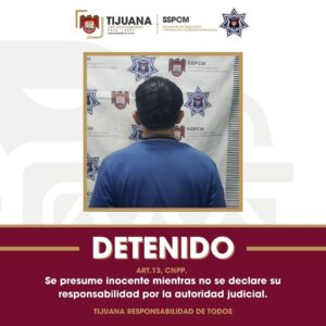 Asegura Policía Municipal de Tijuana a menor que traía motocicleta con reporte de robo
