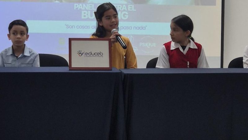 Alzan niños de escuelas la voz en foro contra el bullying