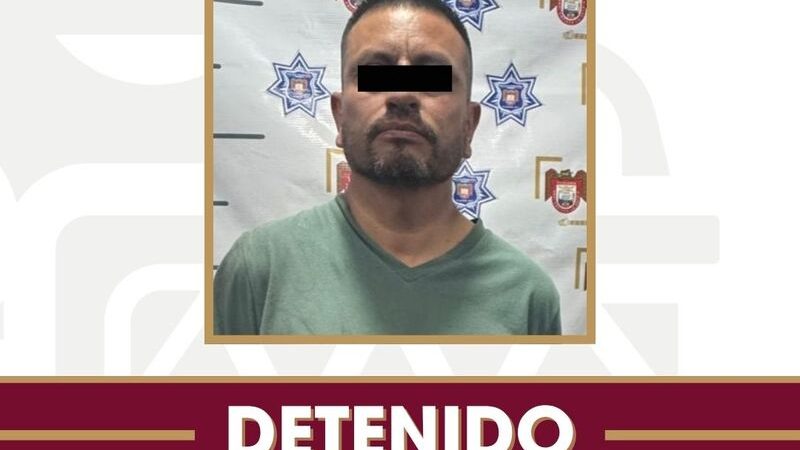 Detienen a elemento de la Policía Municipal por daños a propiedad privada y amenazas