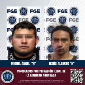 Dos masculinos enfrentan proceso penal por privación ilegal de la libertad agravada